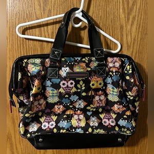 Lily Bloom overnight Owl tote.